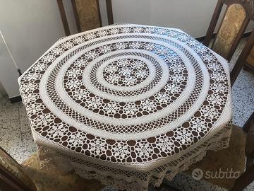 TOVAGLIA ROTONDA AD UNCINETTO CM 160