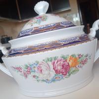  Zuppiera con decoro dipinto a mano 