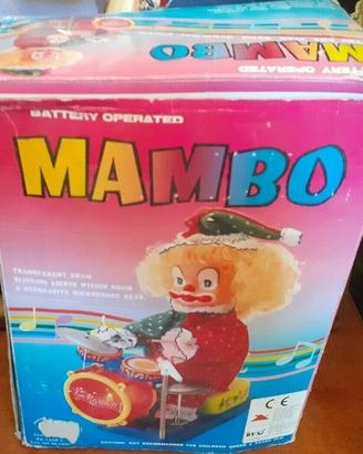1 Bambola clown Pagliaccio vintage doll toys sound