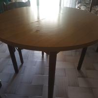 tavolo da cucina tondo allungabile ovale