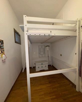 Letto a soppalco Ikea  con materasso  incluso