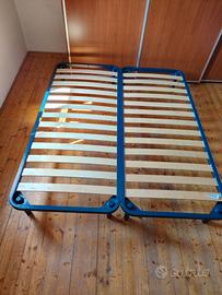 Coppia di reti singole a doghe 80x190 