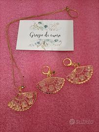 collana e orecchini 