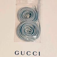 2 paia di lacci Gucci originali glitter