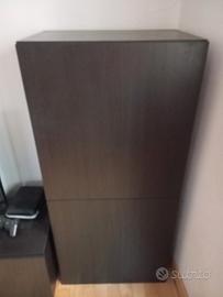 mobile Ikea contenitore nero 128 x 40 x 60