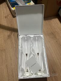 Coppia di calici cristalli Ottaviani