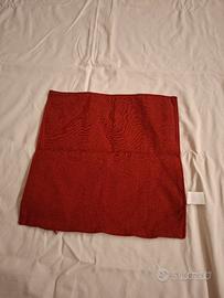 Fodera Copricuscino Rosso Ruggine 40x40 cm