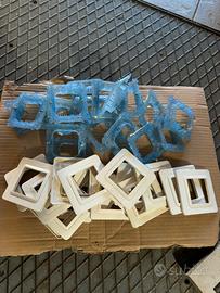 Placche e supporti Ave 2 moduli