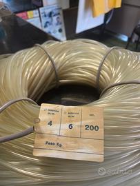 Fornitura n.20 rotoli di tubo trasparente 4x6 mm