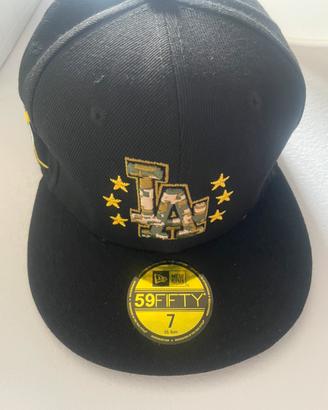 New Era 59FIFTY LA Dodgers Black Camo Stars