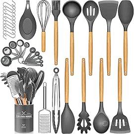 Set di 34 utensili da cucina in silicone