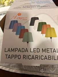 Lampada led metal a tappo