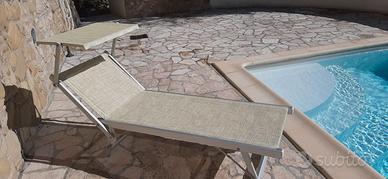 Lettini  da Spiaggia/Piscina in alluminio