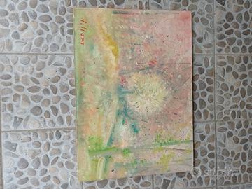 strada sul bosco quadro di umberto lilloni