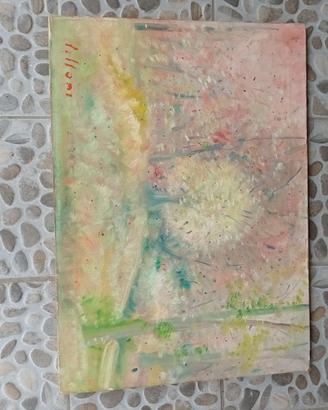 strada sul bosco quadro di umberto lilloni