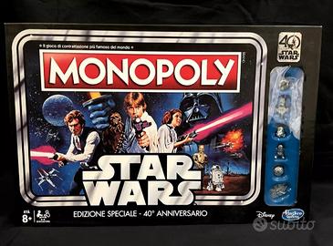 monopoly Star Wars 40°Anniversario NUOVO 
