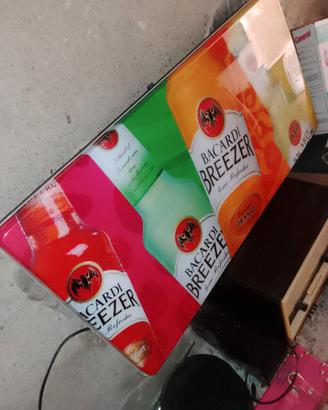 Insegna Bacardi al neon vintage funzionante