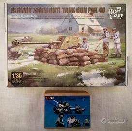 BORDER BT-051 PAK 40 + HF-561 PARATROOPERS GUNNERS