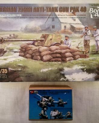 BORDER BT-051 PAK 40 + HOBBY FAN HF-561  GUNNERS