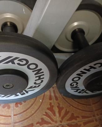 Manubri Pesi Palestra 8 kg Technogym
