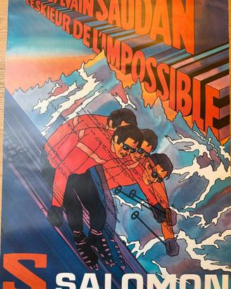 Poster vintage MARKOWITCH SALOMON SYLVAN SAUDAN
