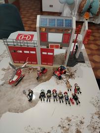 playmobil stazione dei pompieri 