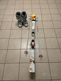 SCI ROSSIGNOL Attraxion 1 + SCARPONI DA SCI WED’ZE