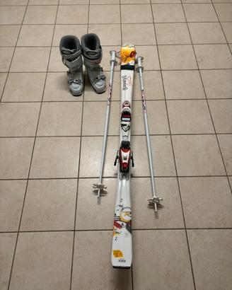SCI ROSSIGNOL Attraxion 1 + SCARPONI DA SCI WED’ZE