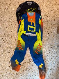 Completo Fox+maglia Alpinestars prezzo trattabile