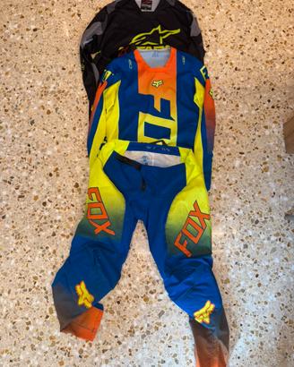 Completo Fox+maglia Alpinestars prezzo trattabile