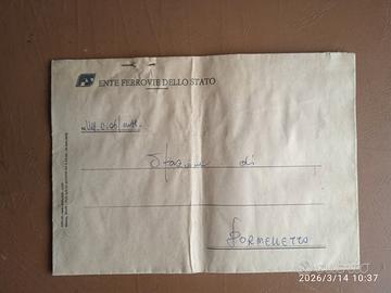 Documentazione rara anni '70-'80 FS Ente Ferrovie