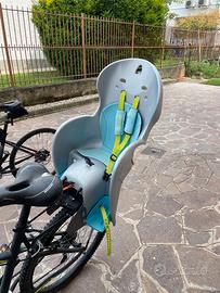 Seggiolino bici più supporto decathlon