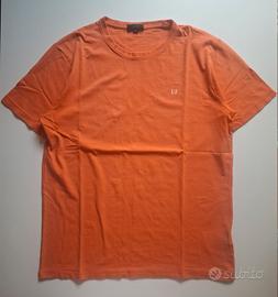 t-shirt Liu Jo uomo XL arancione cotone elastan