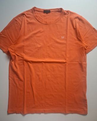 t-shirt Liu Jo uomo XL arancione cotone elastan