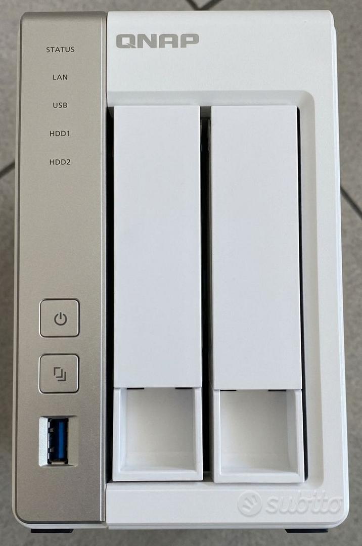 QNAP TS-231P (2 Bay) – NAS con 2x2TB HDD RAID 1 - Informatica In ...