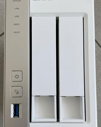 QNAP TS-231P (2 Bay) – NAS con 2x2TB HDD RAID 1