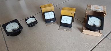 Amperometri e Voltmetri analogici vintage