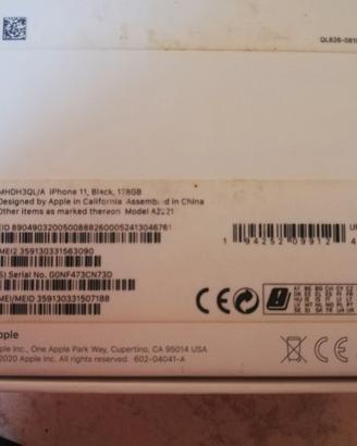 iPhone11-128 GB nero