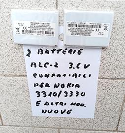 2 Batterie compatibili x Nokia 3310/3330  BLC-2