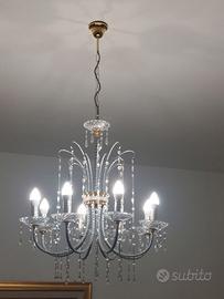 Lampadario con Swarovski tra Classico e Moderno