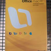 Office Mac 2008 home student edition 3 licenze