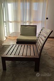 Poltrone con cuscini