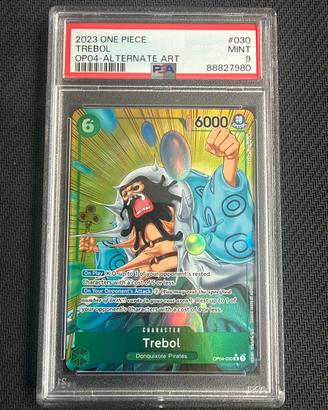 Trebol OP04-030 Alternate Art One Piece – PSA 9