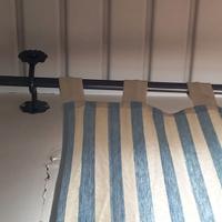 Tenda e bastone in ferro