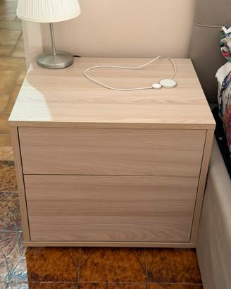 Comodini beige legno