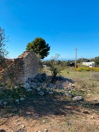 Terreno e fabbr vista mare da lontano a Vittoria