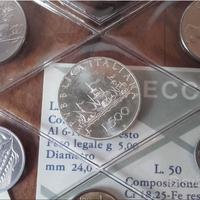 Divisionale 1980 completo con 500 lire argento