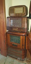 Lotto 6 Radio Epoca Valvole Vintage