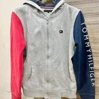 Felpa Tommy Hilfiger S - XS Zip Cappuccio 164 Cm