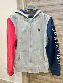 Felpa Tommy Hilfiger S - XS Zip Cappuccio 164 Cm